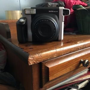 Fuji Film. Instax Wide 300 black camera.